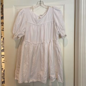 Gorgeous breezy Boho white cotton UO dress